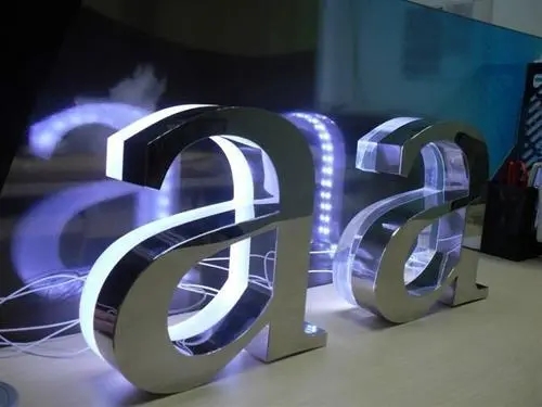 树脂发光字、亚克力吸塑字与LED发光字的特点?